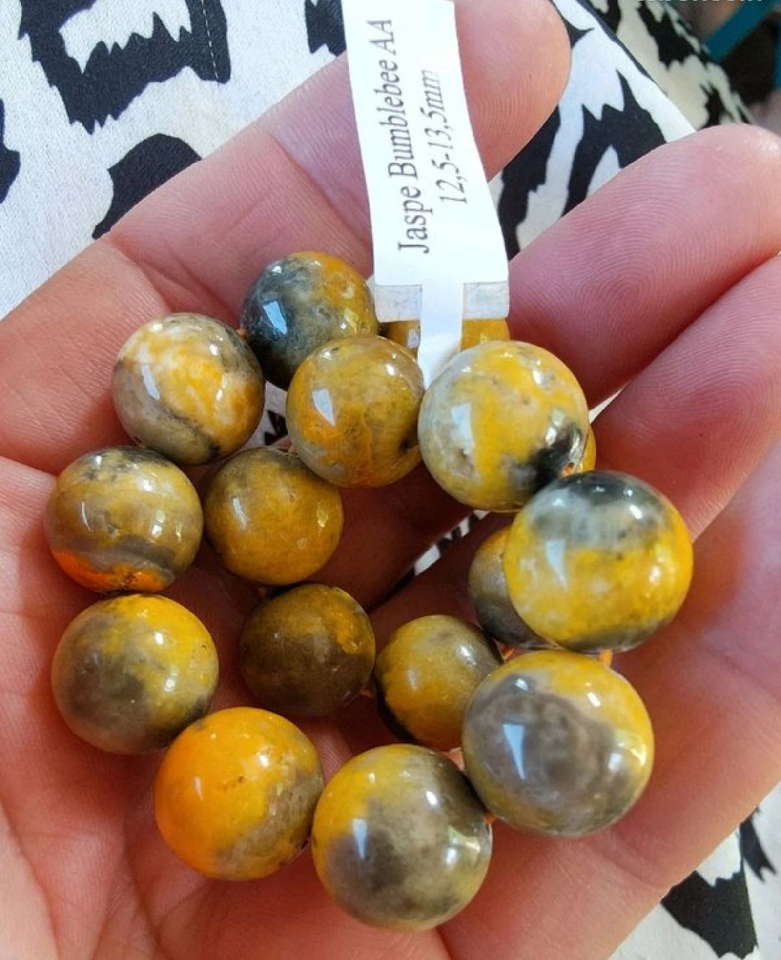 A AA Bumblebee jasper bracelet – photo 3
